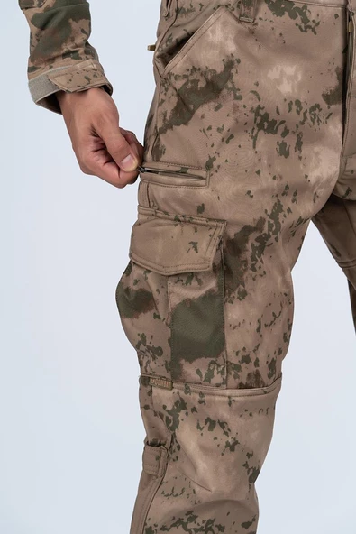 PANTOLON KOMANDO SOFTSHELL KAMUFLAJ - 508 - Resim 3