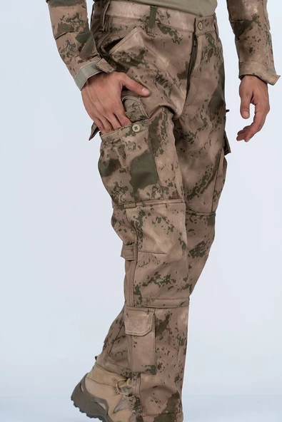 PANTOLON KOMANDO SOFTSHELL KAMUFLAJ - 508 - Resim 11
