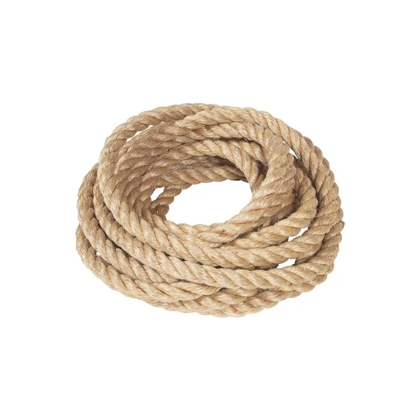 Jüt Halat Dekor Ipi Kendir Halat Kalınlık 6 mm - Resim 2