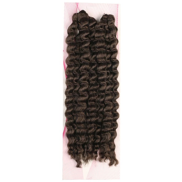 Nice Bulk Afro Su Dalgası Saç - Kumral NiceBulk-6 ürün görseli 1