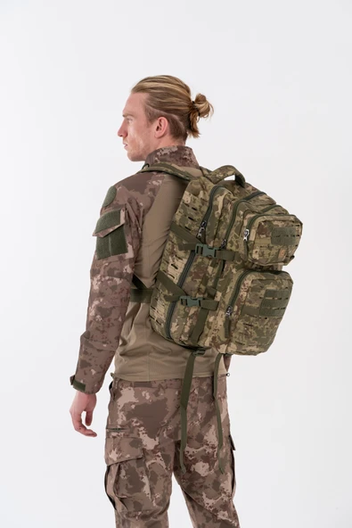 ÇANTA TACTICAL KAMUFLAJ 45 LT - 654 - Resim 12