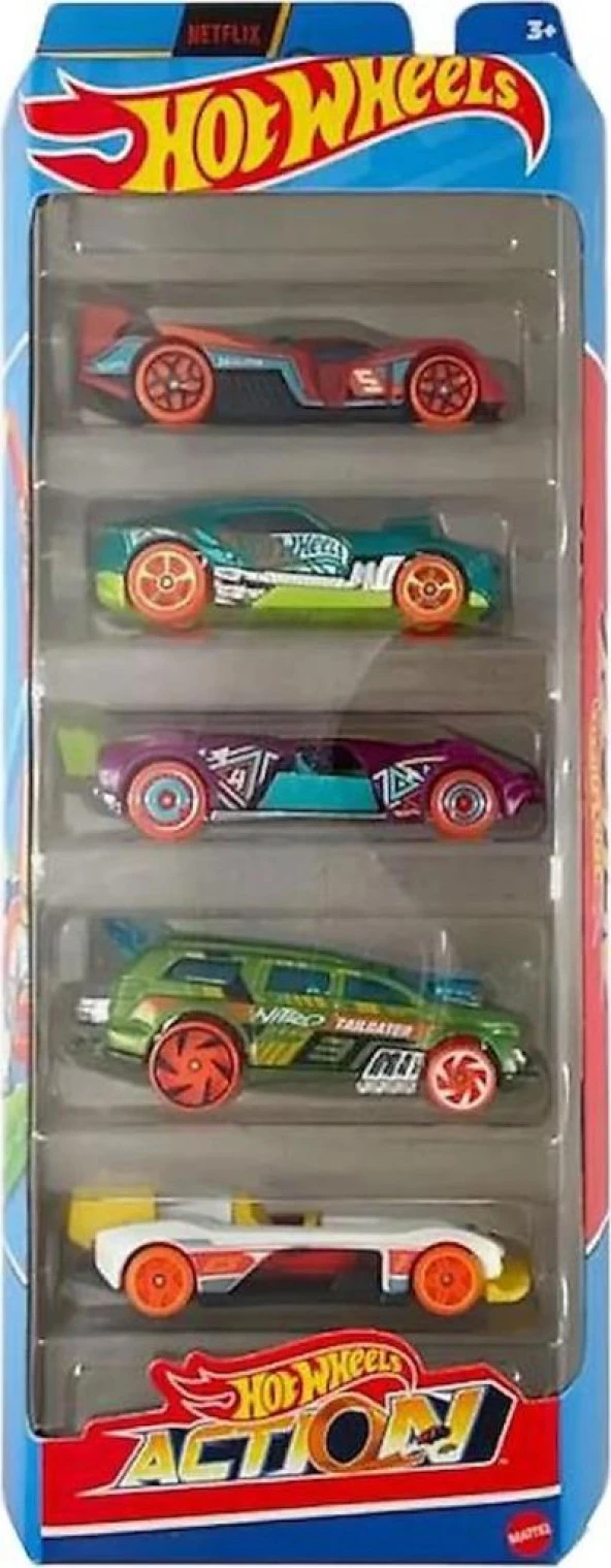 Mattel Hot Wheels Araba Seti 5 Li 1806 HTV45 ürün görseli 1