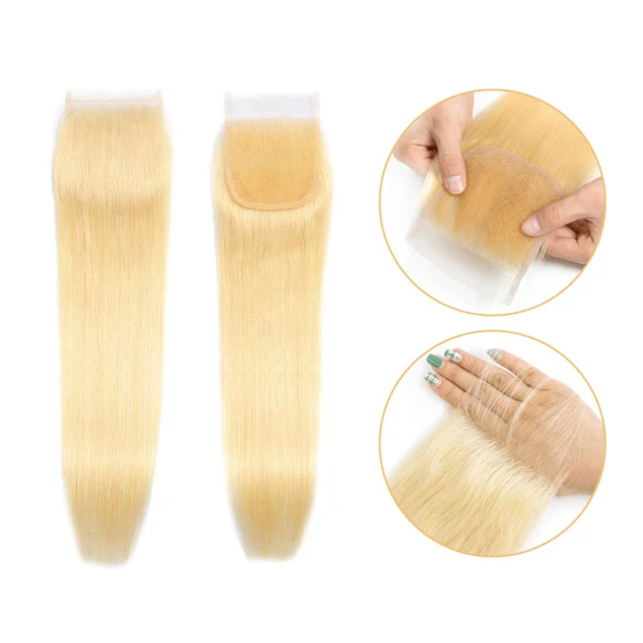 Peruk Tepesi Platin Renk (Closure) 12inch PTPRC12 ürün görseli 1