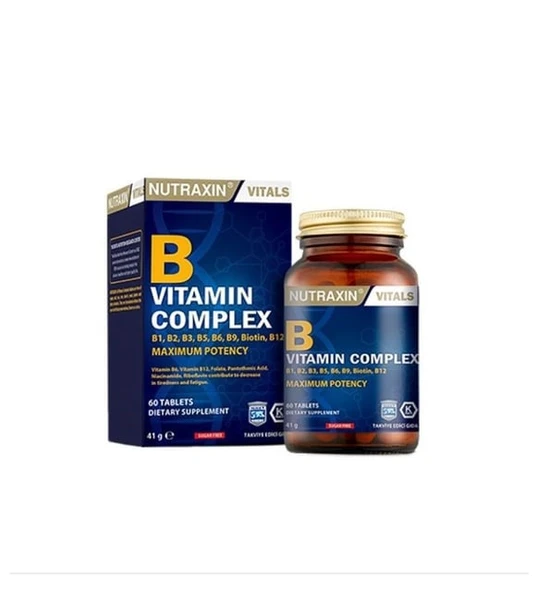 Nutraxin B Complex Vitamin 60 Kapsül ürün görseli 1