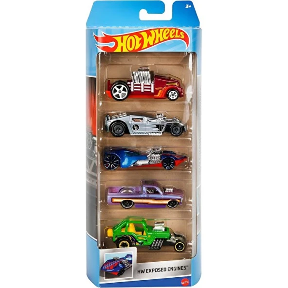 Mattel Hot Wheels Araba Seti 5 Li 1806 HLY79 ürün görseli 1