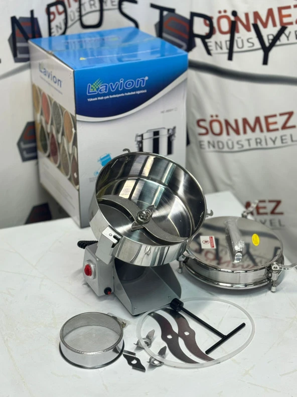 Lavion Bitki Baharat Tarhana Aktar Öğütme Makinesi 3 Kg Yüksek Kapasite ürün görseli 1