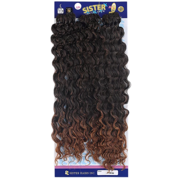 Sister Afro Dalgası Saç-Siyah Kahve Ombreli 1/30 SISTER-1-30-PM-14X ürün görseli 1