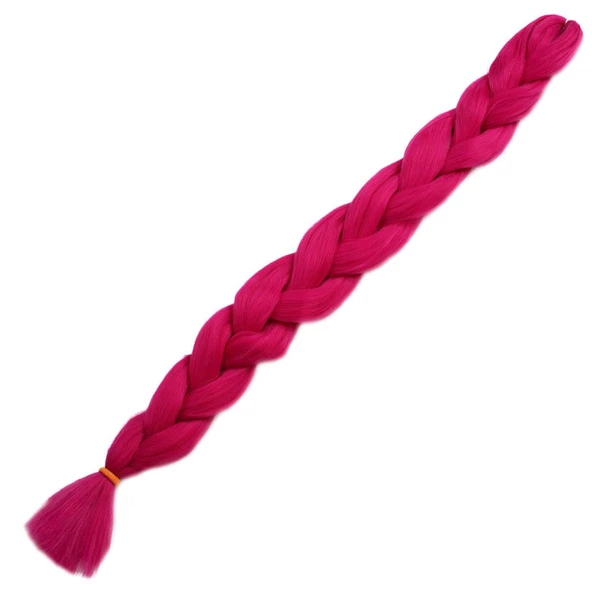 Afrika Örgüsü Ve Rasta İçin Sentetik Saç - Koyu Fuşya PInk3-PM-14X ürün görseli 1