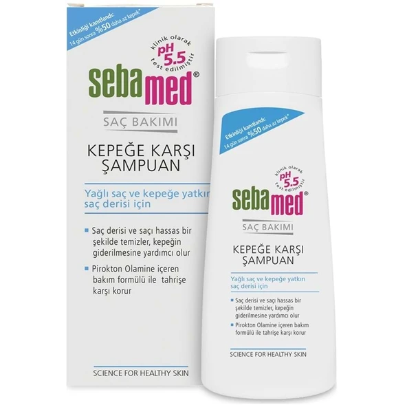 Sebamed Şampuan 200ML Kepeğe Karşı (Yağlı ve Kepeğe yatkın saç derisi İçin) ürün görseli 1