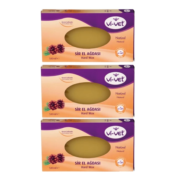 Vi-vet Sir Ağda Kalıp Naturel (sarı) 500ml 3adet ürün görseli 1