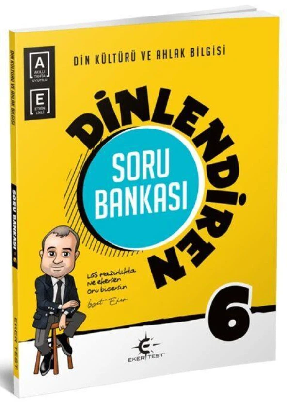 6. Sınıf Din Kültürü ve Ahlak Bilgisi Dinlendiren Soru Bankası Eker Test ürün görseli 1
