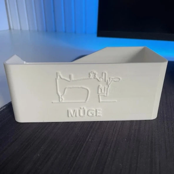 Janome Overlok Makinası Çöp Kutusu İsminize Özel ürün görseli 1