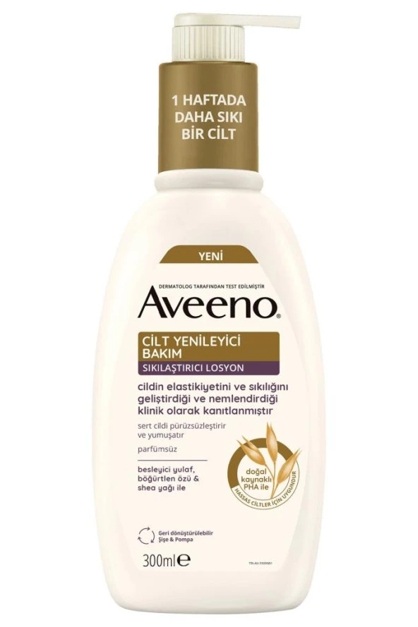 AVEENO Cilt Yenileyici Bakım Sıkılaştırıcı Losyon 300 ml ürün görseli 1