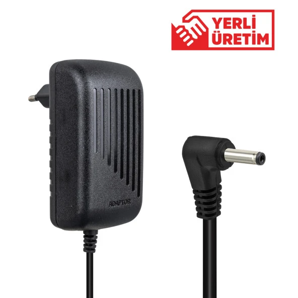 WEKO 12 VOLT - 3 AMPER 3.5*1.35 UÇLU  VERA YAZAR KASA POS YERLİ ÜRETİM PRİZ TİPİ PLASTİK KASA ADAPTÖR ürün görseli 1
