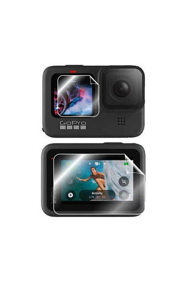 Cda Store GoPro Hero 7 Black Uyumlu 4 Adet Ekran Koruyucu Nano Jelatin Koruma ürün görseli 1