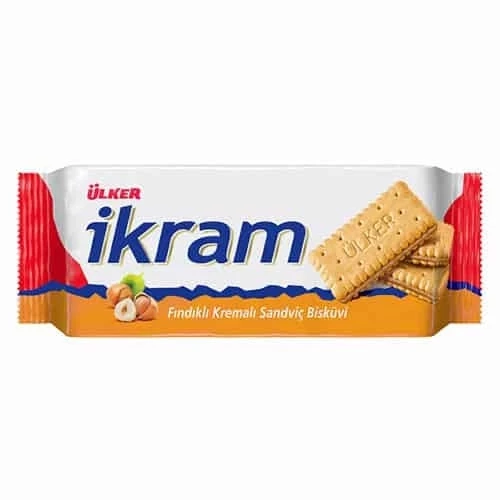 Ülker İkram Kremalı Bisküvi Fındıklı 84 Gr ürün görseli 1