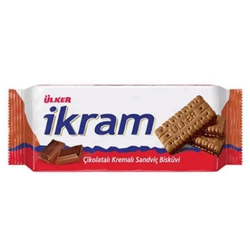 Ülker İkram krem.bisküvi Çikolatalı 92 Gr ürün görseli 1