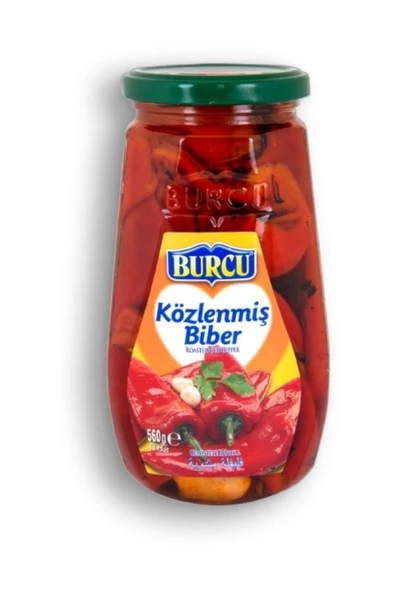 Burcu Közlenmiş Biber 560 Gr Cam ürün görseli 1