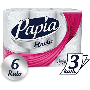 Papia 6 Rulo Kağıt Havlu ürün görseli 1