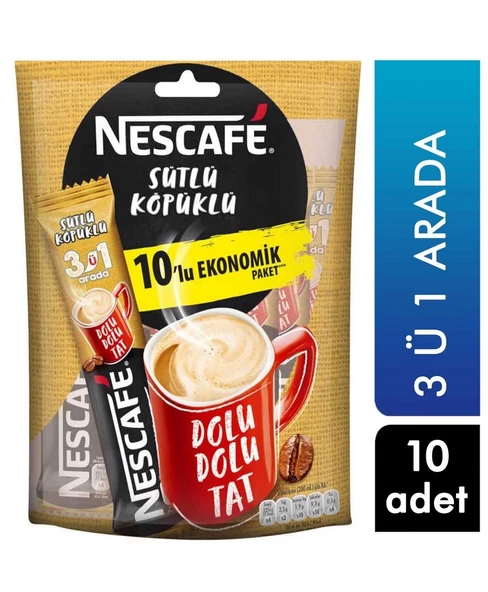 Nescafe 10lu Sütlü Köpüklü ürün görseli 1