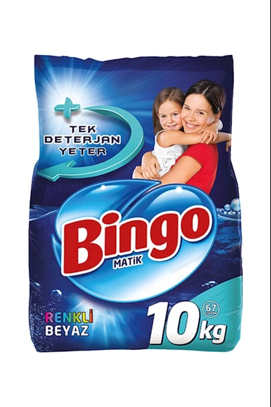 Bingo Matik 10  Kg Renkli Beyaz ürün görseli 1