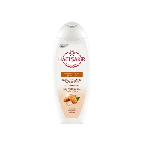 Hacı Şakir Şampuan 500 Ml 2ın1 Badem -kuru&yıpranmış ürün görseli 1