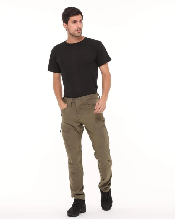 Likralı Outdoor Pantolon Haki ürün görseli 1