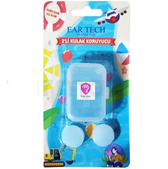 Ear Tech Kulak Tıkacı Silikon 2'li ürün görseli 1
