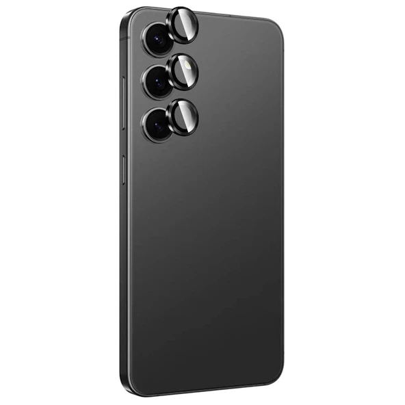 S24 Plus Titanium Premium Temperli Kamera Lens Koruyucu ürün görseli 1
