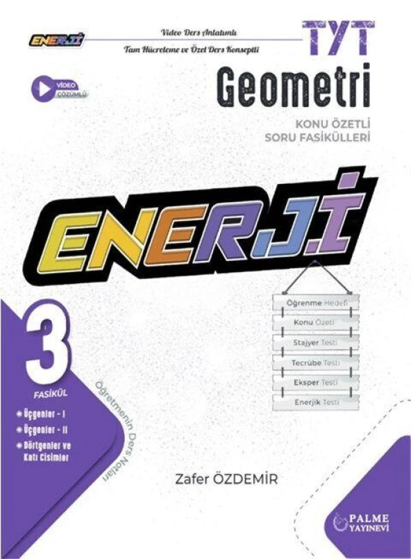 TYT Enerji Geometri Konu Özetli Soru Fasikülleri Palme Yayınları ürün görseli 1