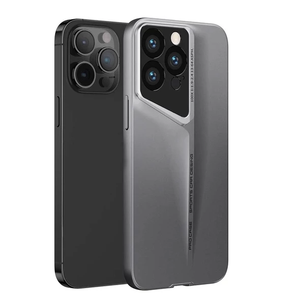 iPhone 15 Pro Uyumlu  Uyumlu KılıfUltra İnce Kamera Korumalı Sert Rubber Procase Kapak ürün görseli 1