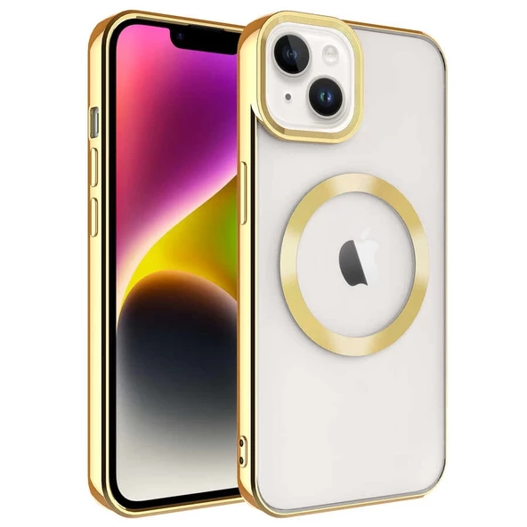 iPhone 14 Plus Uyumlu  Uyumlu KılıfMagsafe Wireless Şarj Özellikli Setro Silikon ürün görseli 1