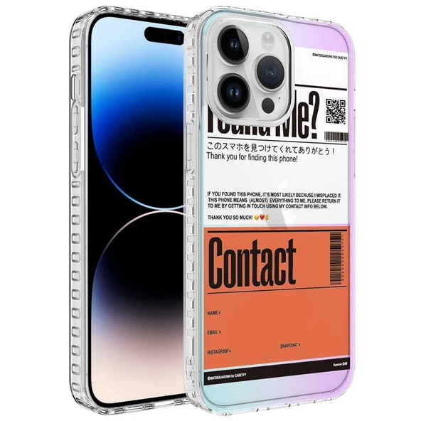 iPhone 13 Pro Uyumlu  Uyumlu KılıfAirbag Kenarlı Renkli Desenli Silikon Elegans Kapak ürün görseli 1