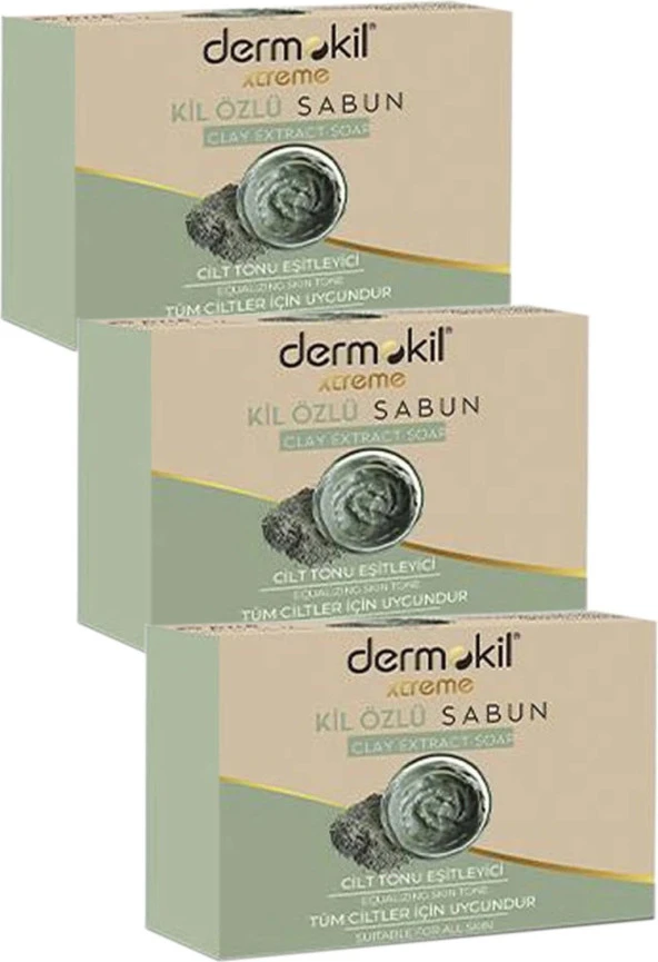 Dermokıl Sabun Kıl Ozlu 100GR 3'lü Paket ürün görseli 1