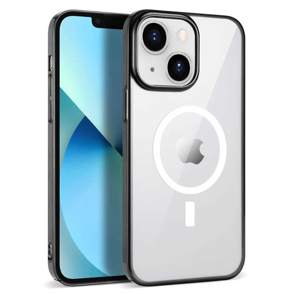 iPhone 14 Plus Uyumlu  Uyumlu KılıfWireless Şarj Özellikli Pixel Magsafe Kapak ürün görseli 1