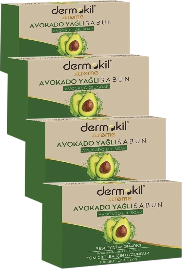 Dermokıl 100 gr Sabun Avokado Yaglı 4'lü Paket ürün görseli 1