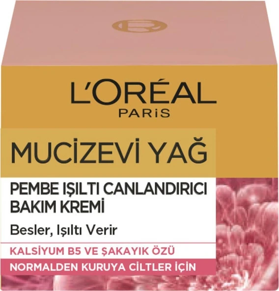 L'Oréal Paris Loreal Paris L'oreal Paris Mucizevi Yağ Pembe Bakım Kremi 50 ml  El Kremi ürün görseli 1