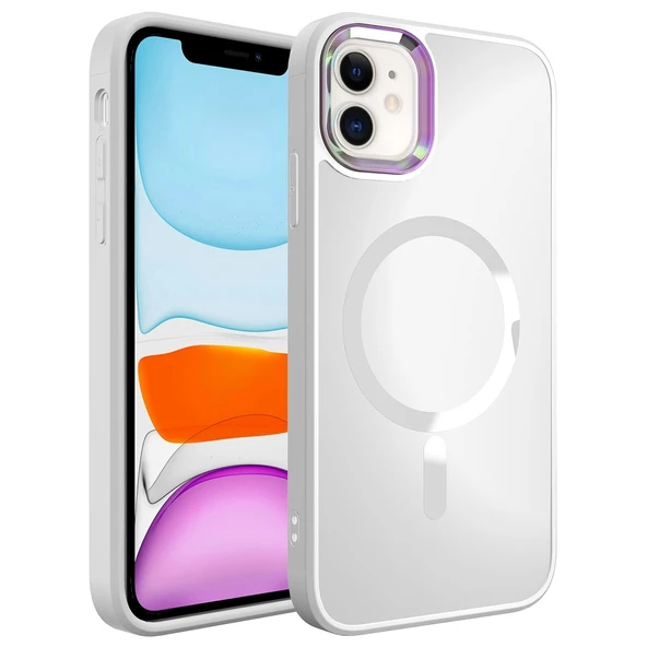iPhone 11  Uyumlu  Uyumlu KılıfMagsafe Wireless Şarj Özellikli Stil Kapak ürün görseli 1