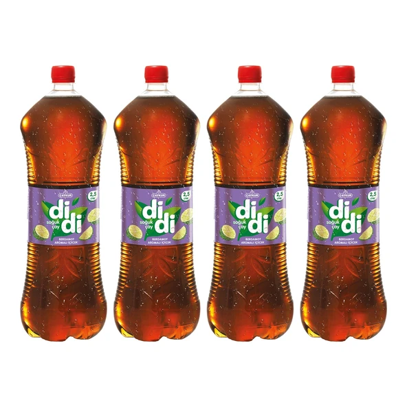 Didi Soğuk Çay Bergamot 2500 ml x 4 Adet ürün görseli 1