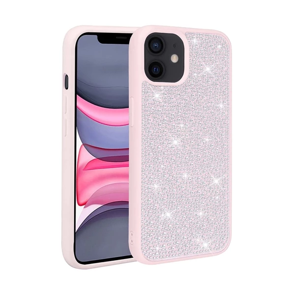iPhone 11  Uyumlu  Uyumlu KılıfParlak Taşlı Tasarım Ston Kapak ürün görseli 1