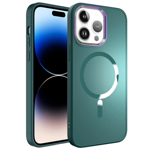 iPhone 14 Pro  Uyumlu  Uyumlu KılıfMagsafe Wireless Şarj Özellikli Stil Kapak ürün görseli 1