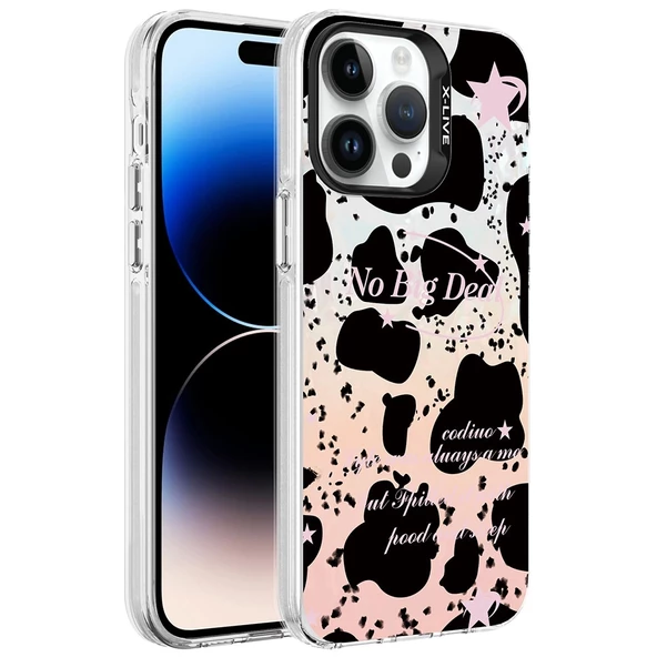 iPhone 14 Pro Max  Uyumlu KılıfMermer Desenli Marbello Kapak ürün görseli 1