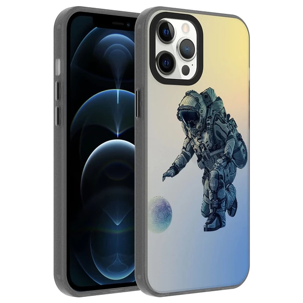 iPhone 12 Pro Max  Uyumlu KılıfDesenli Dragon Sert Kapak ürün görseli 1