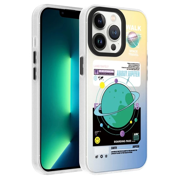 iPhone 13 Pro  Uyumlu KılıfDesenli Dragon Sert Kapak ürün görseli 1