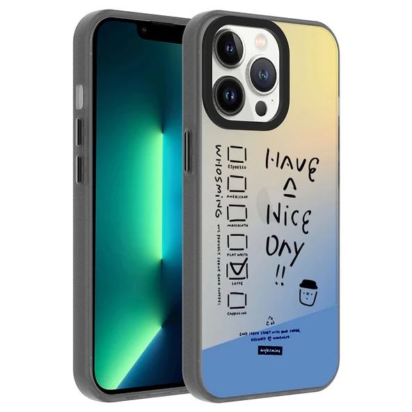 iPhone 13 Pro Max  Uyumlu KılıfDesenli Dragon Sert Kapak ürün görseli 1