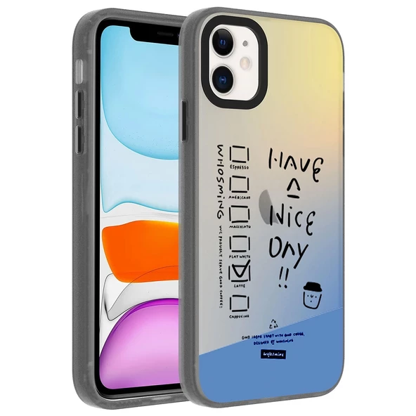 iPhone 11  Uyumlu KılıfDesenli Dragon Sert Kapak ürün görseli 1