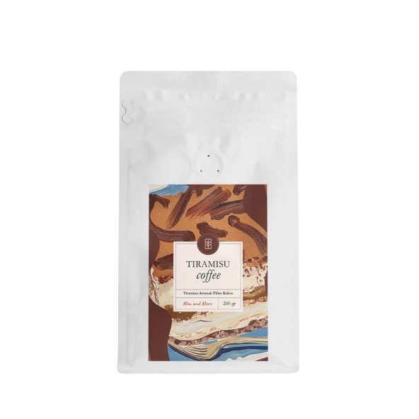 Mim and More Tiramisu Coffee Tiramisu Aromalı Kahve Filtre Kahve 200 Gr ürün görseli 1