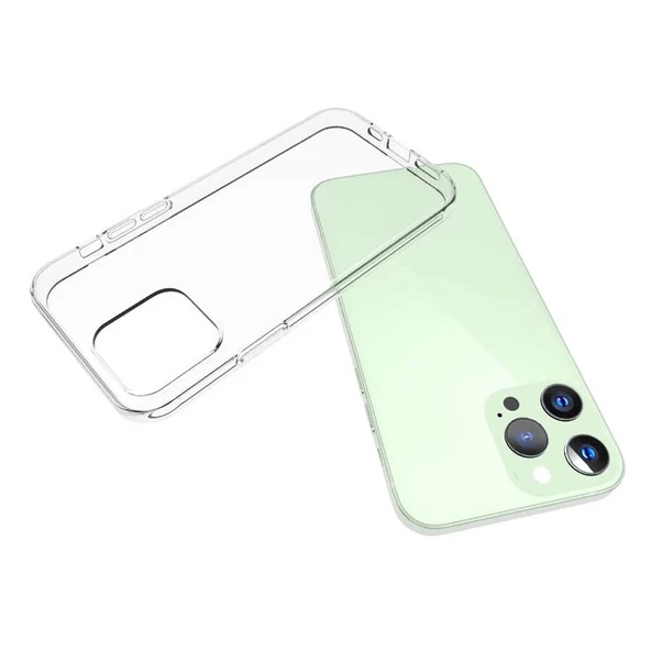 iPhone 15 Pro  Uyumlu KılıfSüper Silikon Kapak - Resim 4