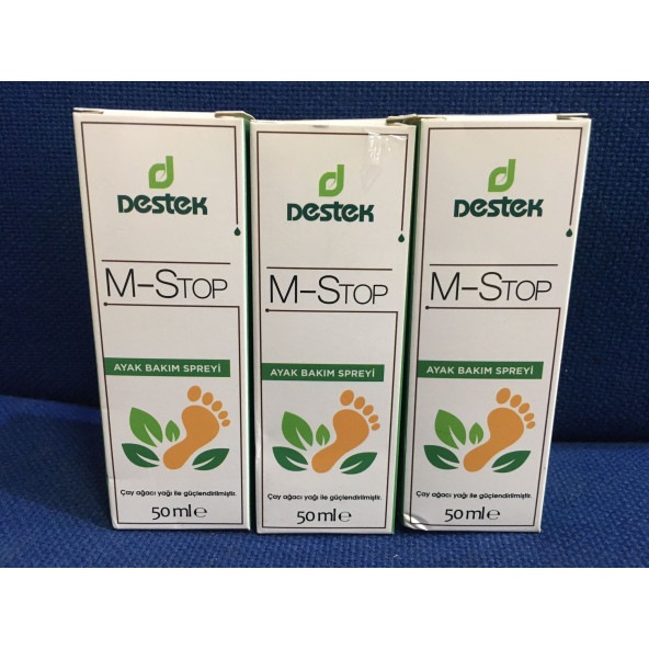 Destek M-stop Ayak Bakım Spreyi 50 ml X 3 Adet ürün görseli 1