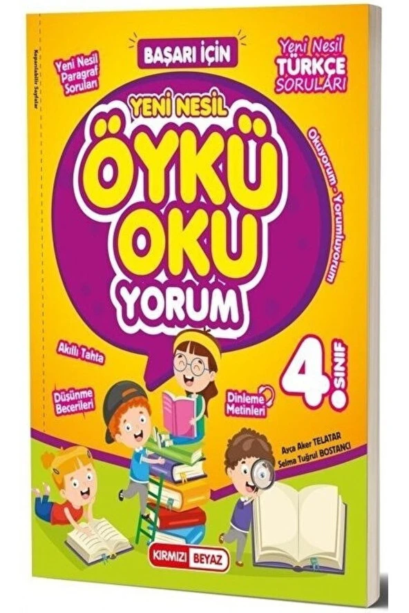 Kırmızı Beyaz 4.Sınıf Öykü Okuyorum ürün görseli 1